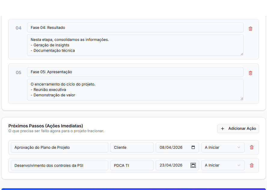 Parametrização de Regras e Matrizes de Risco